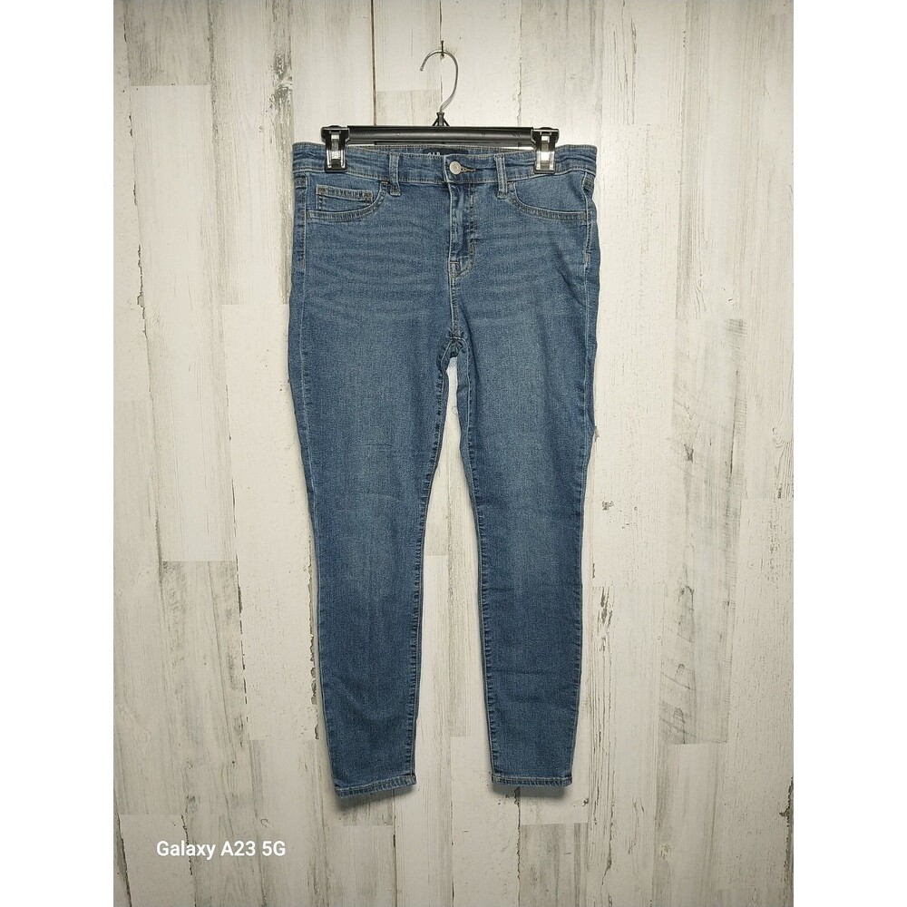 Gap Womens Size 4 Blue Mid-Rise Favorite Jegging Denim Jeans